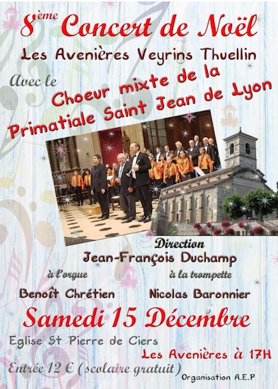 Affiche concert avenie res noel 2018 1